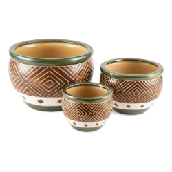 Jade Planter Trio 